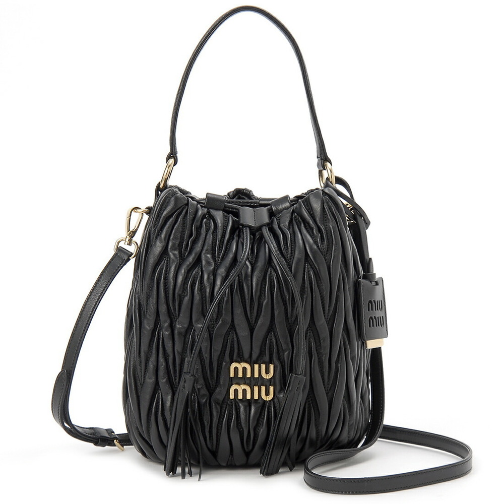 Miu Miu Bucket Shoulder Bag Black - image 1